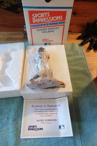 Jackie Robinson 1989 Sports Impressions Boys of Summer Porcelain Figure 4356 COA - Picture 1 of 6