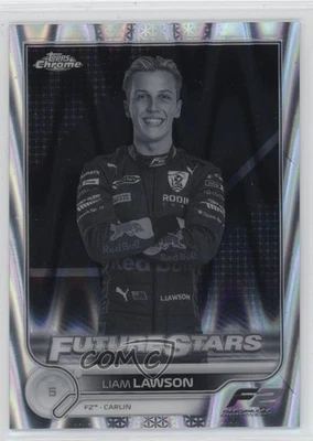 2022 Topps Chrome Formula 1 Black & White RayWave Refractor Liam Lawson #81 - Image 1 of 2