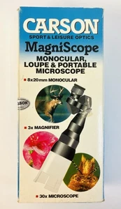 CARSON MagniScope Lupa Monocular y Microscopio Portátil - ¡NUEVO! - Imagen 1 de 4