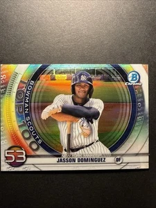 Jasson Dominguez 2020 Bowman Chrome Scouts 100 Rookie (RC) #BTP-53 - Picture 1 of 3