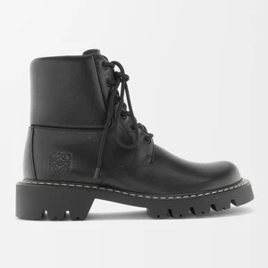 LOEWE Sierra Combat Stiefeletten in schwarz Kalbsleder Größe 44 - Bild 1 von 10