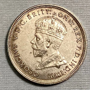 1927 AUSTRALIA George V One Florin - Parliament Commemorative - Picture 1 of 2