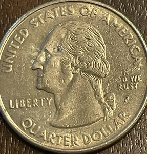 1999 P Conn. State Quarter Strike Thru.  Doubling On Obverse. Missing Letters - Picture 1 of 7