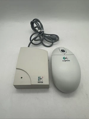 Logitech M-RK45 Cordless Wheel Ball Mouse & Receiver 850787-0000 - Image 1 of 4