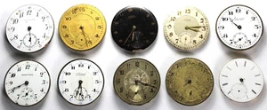 (10) Pocket Watch MOVEMENT ONLY Lot #8 - 16s 12s - Parts/Repair/Crafts - Picture 1 of 11