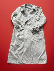 Hugo Boss Herren L-XL Gefüttert Trench Rider Pontiac Mantel SwissMade Zweireiher Vintage - Bild 1 von 15