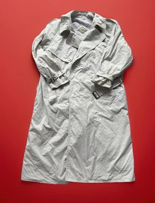 Abrigo Hugo Boss Hombre L-XL Forrado Trench Rider Pontiac Hecho en Suiza Doble Pecho De Colección Foto 1 de 4