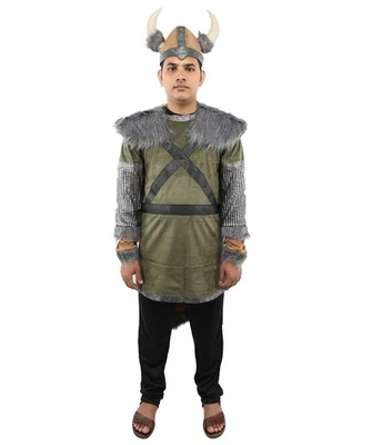 Mujer Disfraz Tribal Cueva, Túnica Estampado Animal Un Hombro con Cinturón para Adulto Foto 1 de 4