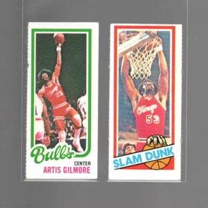 1980-81 Topps #s 44 y 259 - ARTIS GILMORE - Chicago Bulls - Salón de la fama - Separado - Imagen 1 de 2