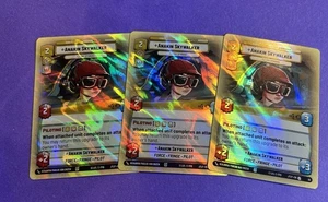 x3 Anakin Skywalker Weekly Foil Promo - JTLP 36 NM - Star Wars Unlimited - Picture 1 of 1