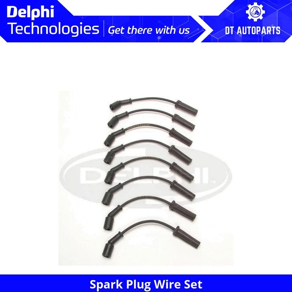 Juego de cables de bujía Delphi 2011 para Chevrolet Colorado 2010-2012 5,3 L V8 Foto 1 de 4