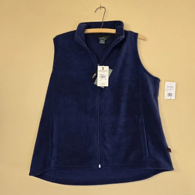 NWT Woolrich Blue Womens XL Fleece Vest  18519 - Image 1 of 4