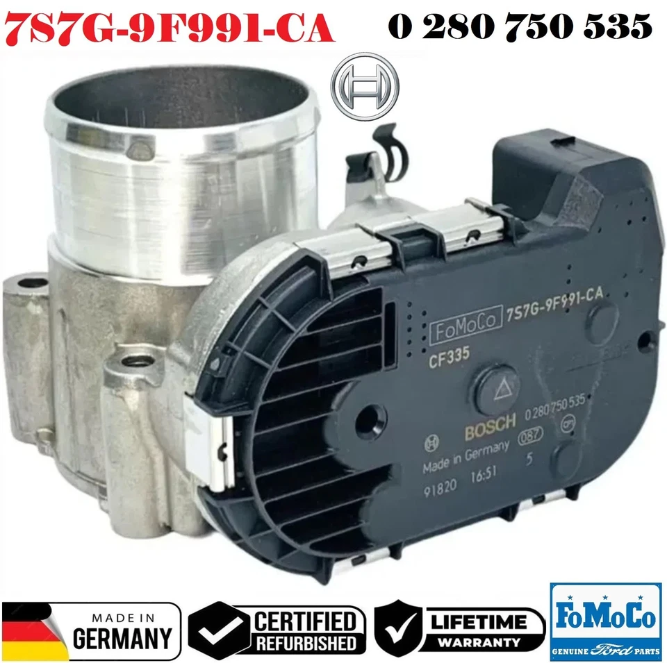 ✅ OEM BOSCH Throttle Body For 2011-19 FORD Fiesta Escape Fusion 1.6L #0280750535 - Image 1 of 2