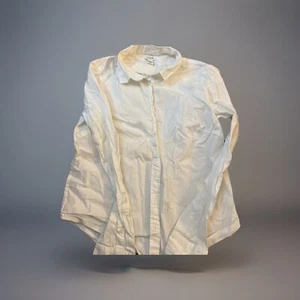 J Crew Dress White Shirt Top Women Large L - Picture 1 of 1