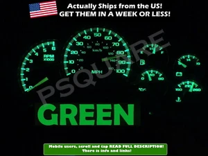 Speedometer Speedo LED Dash Bulbs Kit Green For Chevy GMC 99 02 Silverado Truck  - Picture 1 of 2