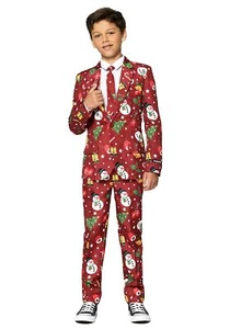 Suitmeister: Christmas Red Light Up Boy's Suit - Picture 1 of 3