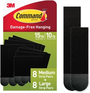 Command Medium and Large Picture Hanging Strips, Damage Free Hanging Picture Han - Picture 1 of 12