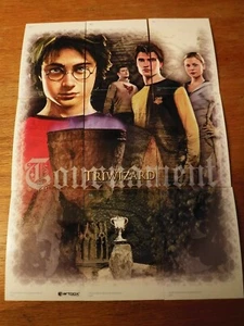 Harry Potter Goblet of Fire foil chase puzzle card set complete original R1-R9 - Picture 1 of 2