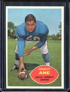 1960 Topps Football # 37 Charlie Ane (NM-MT) Near Mint to Mint - Picture 1 of 2