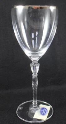 Copa de agua Royal Doulton Oxford Platinum EXCELENTE ESTADO Foto 1 de 4