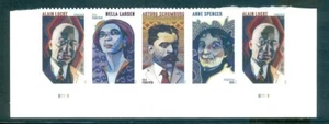 US 5471-5474 Harlem Renaissance, Black History, Plate #B1111 Margin Strip/5, MNH - Picture 1 of 1