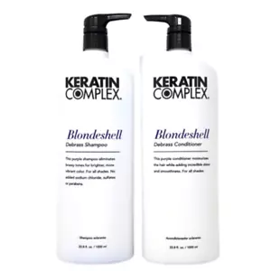 Keratin Complex Blondeshell Debrass Shampoo & Conditioner 33.8 oz NEW PACKAGE - Picture 1 of 1