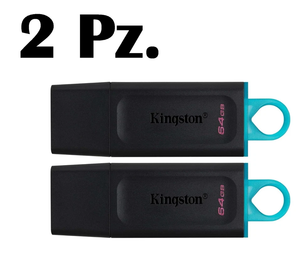 CHIAVETTA USB 3 2 GEN1 64GB KINGSTON DATATRAVELER EXODIA (A/N DTX/64GB) nuova