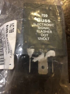 759 - 12.6A HvyDty Electronic Flasher w/3 Trmnls Flashes 3 6 Bulbs 12Vdc- - 1EA - Picture 1 of 4