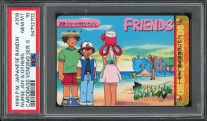 PSA 10 - 1999 POKEMON JAPANESE BANDAI CARDDASS VENDING SERIES 6 208 LAPRAS ASH - Picture 1 of 2