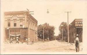 RPPC Elysian Minnesota Street Scene early 1900s - Picture 1 of 2