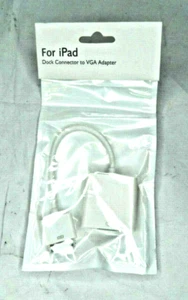 Genuine Apple iPad Dock Connector to VGA Adapter A1368 - Picture 1 of 5