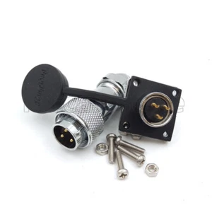 WS16 3 Pin Wasserdicht Luftfahrt Kabel Stecker IP67, Strom Industrie Stecker - Bild 1 von 7