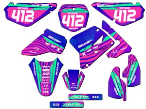 2005-2023 RM 85 TIGRE Pink Senge Graphics Kit Compatible with Suzuki - Picture 1 of 10