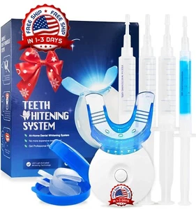 Kit de blanqueamiento de dientes con luz LED para dientes sensibles Nuevo 2022 - Picture 1 of 8