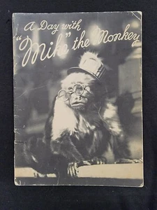 A DAY WITH “MIKE” THE MONKEY Rittase photos 1934 SC - Foto 1 di 4