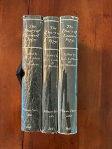 Robert Latham & William Matthews, eds. The Diary of Samuel Pepys, Vols. I-III. - Picture 1 of 3