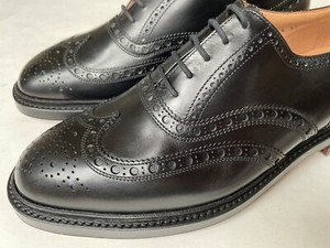 Crockett Jones x Polo Ralph Lauren Marlow Black Leather Oxford US 8 D $650