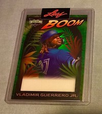 Vladimir Guerrero Jr. 1/1 Leaf 2023 Vibrance Boom! Sport 1 of 1 Blue Jays SP #1