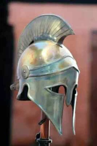 helmet battle warrior medieval greek armor metal corinthian knight gift moria - Picture 1 of 4