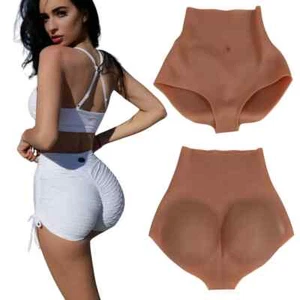 Bragas de silicona falsas grandes nalgas cintura alta levantamiento de glúteos prendas moldeadoras acolchadas - Imagen 1 de 30