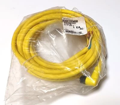 Brad Harrison 804001C02M060 4-Pin Female 90 Deg. 6M #18 SJOOW-A Cable New/Sealed - Image 1 of 3