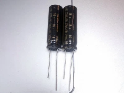 2 pcs ELNA STARGET 2200uF 16V for audio electrolytic capacitor - Image 1 of 3