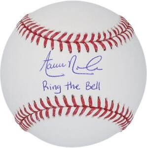 Aaron Nola Philadelphia Phillies Signed Baseball with "Ring The Bell" Insc
