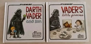 Star Wars Vader's Little Princess And Darth Vader And Son Books - Picture 1 of 4