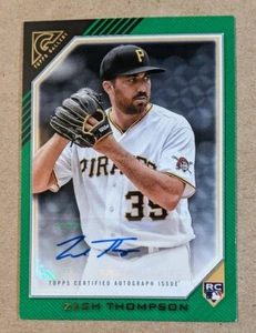 2022 TOPPS GALLERY ROOKIE AUTOGRAPH GREEN #RAZT ZACH THOMPSON AUTO #'D 59/99 - Picture 1 of 2