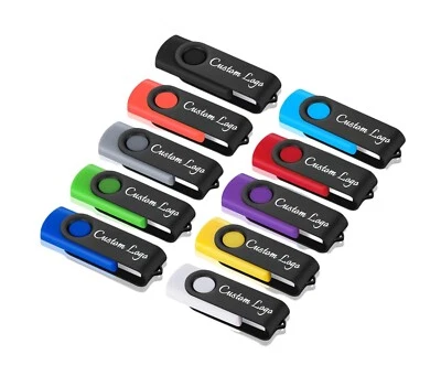 10 PCS Colorful 128MB 2GB 4GB 8GB 16GB 32GB USB Flash Pen Drive Can Custom Logo - Image 1 of 4