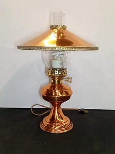 LAMPADA RAME VENTAGE piccola Arti e Mestieri epoca metallo art deco illuminazione rame. - Foto 1 di 17