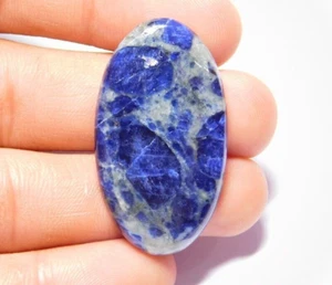 Top Grade Natural Sodalite Cabochon Loose Gemstone For Jewelry 34 Cts. ME-7818 - Picture 1 of 3
