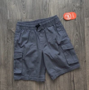 Wonder Nation Boys Gray Cargo Shorts Large 10-12 New With Tags - Picture 1 of 5