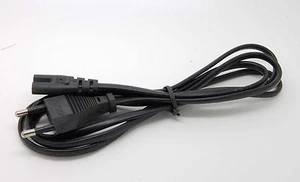 5feet AC Power Cord 2-Prong Wire Cable EU Europe Style Plug 1.5m c43 - Picture 1 of 2